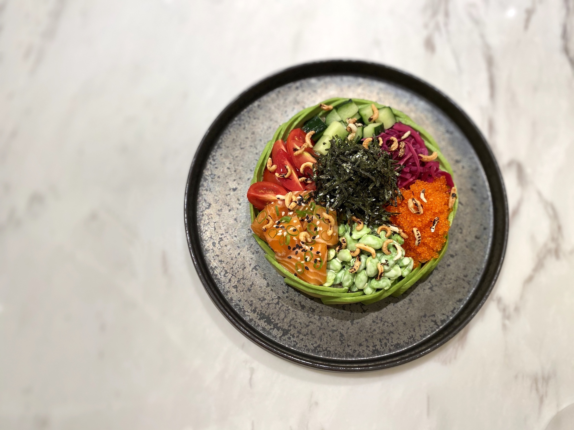 cha bei poke bowl galaxy macau healthy meal ksenia kuzmina