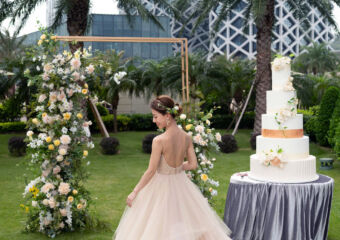 Grand Hyatt MacauWedding Fair bride in bridal gown