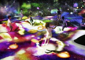 teamLab SuperNature Macao multi jumping universe installation