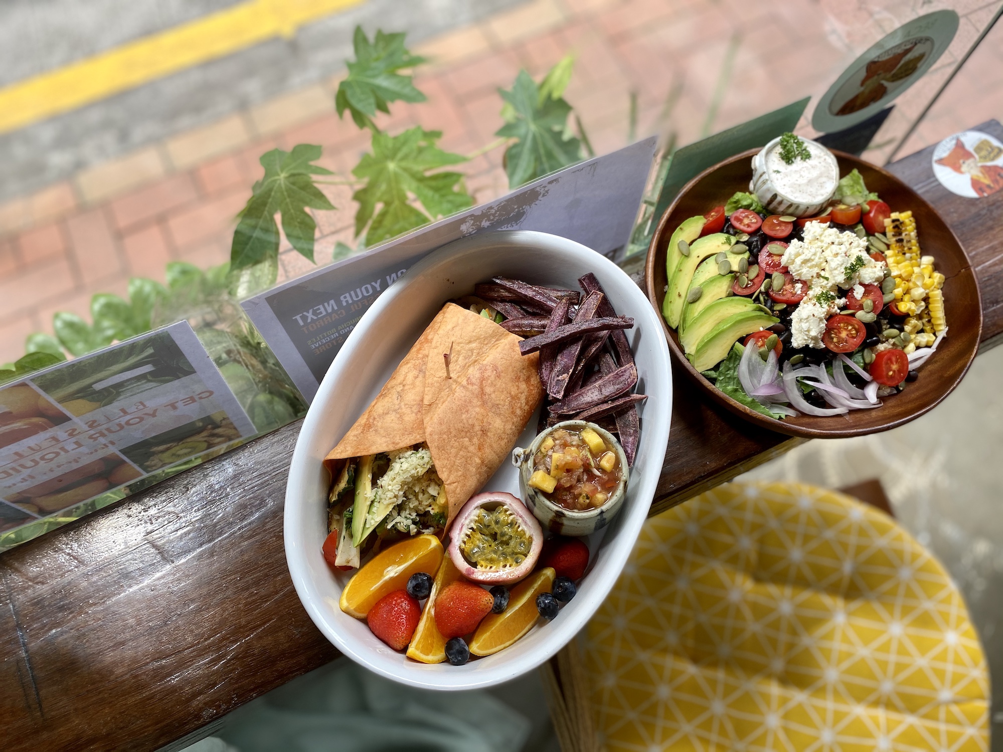 the blissful carrot mexican fiesta salad breakfast burrito